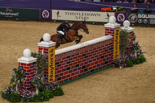 Specatcular Win for 15yr old in the Puissance at HOYS......