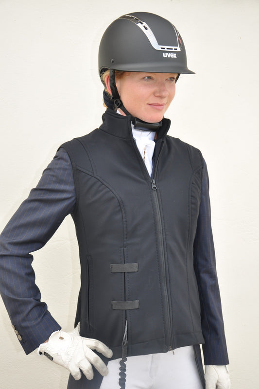 Acceptance from British Dressage for the Helite Soft Shell Gilet!