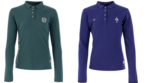 Aubrion Team Long Sleeve Polo Young Rider