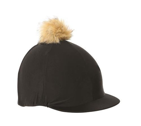 Plain Hat Cover & Faux Pom