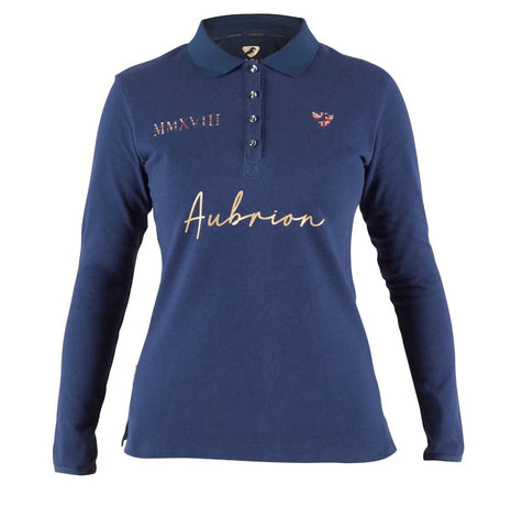 Aubrion Team Long Sleeve Polo