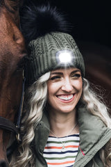 Equi Light LED Wool Pom Beanie