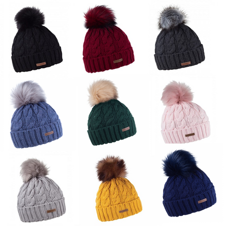 Sabbot Linda Faux Fur Pom Pom Hat