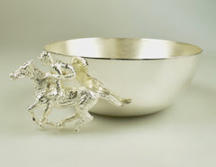 Racehorse & Jockey Silver Bowl