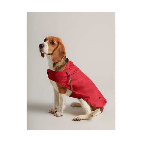 Joules Dog Water Resistant Raincoat - Red