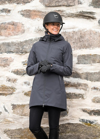 Stierna Storm Rain Coat - Ebony