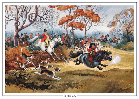 Thelwell Cards - Hunting