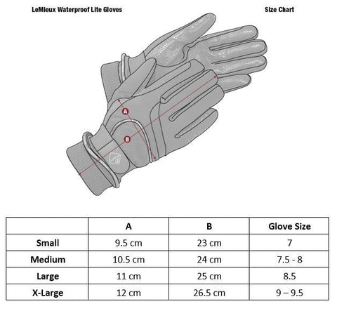 ProTouch Waterproof Lite Riding Gloves