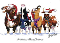 Horse, Hound and Farm Animal Christmas Greeting Cards by Alex Underdown