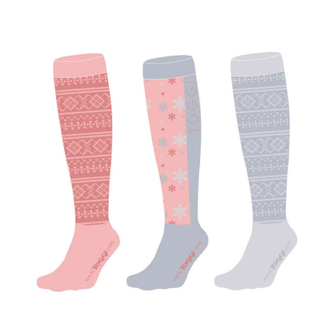 Toggi Womens Fairisle Socks (3 pack)