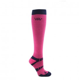 Woof Wear Long Bamboo Waffle Knit Riding Socks: Pack of 2