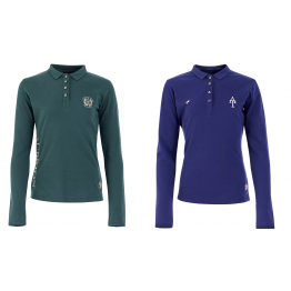 Aubrion Team Long Sleeve Polo Young Rider