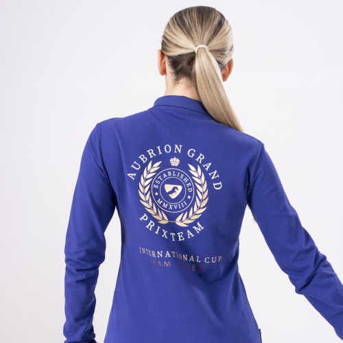 Aubrion Team Long Sleeve Polo Young Rider image #