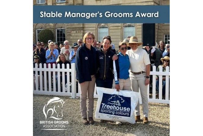 Stable Manager's Groom Award presentation