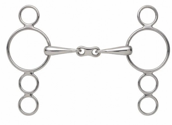 3 Ring Dutch Gag with French Link image #