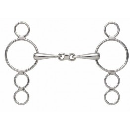 3 Ring Dutch Gag with French Link