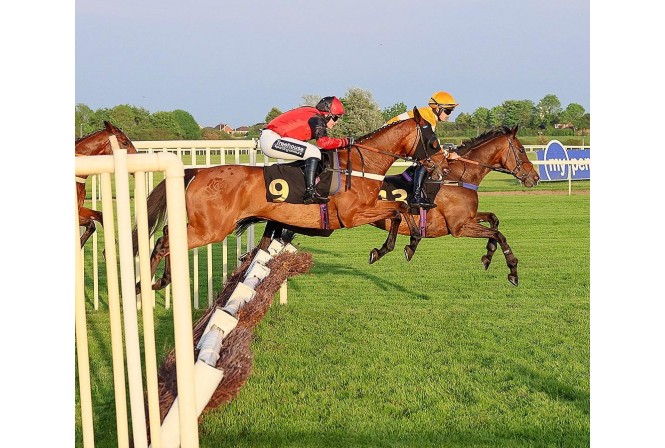 Abbie & Could Be Trouble, at Aintree