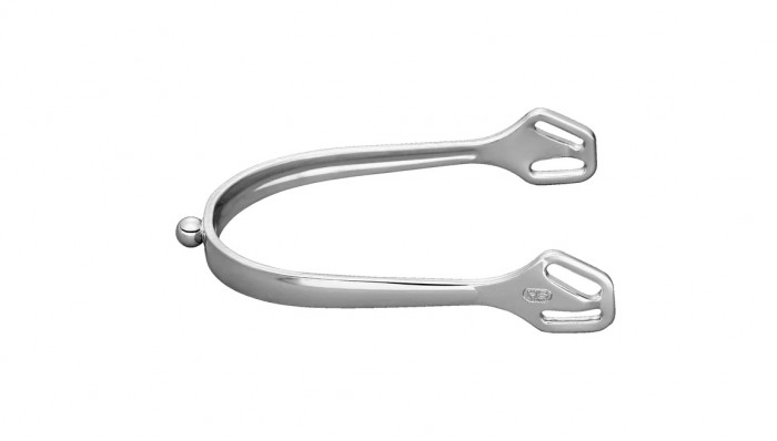 Sprenger ULTRA fit spurs - Stainless steel, 8 mm ball-shaped image #